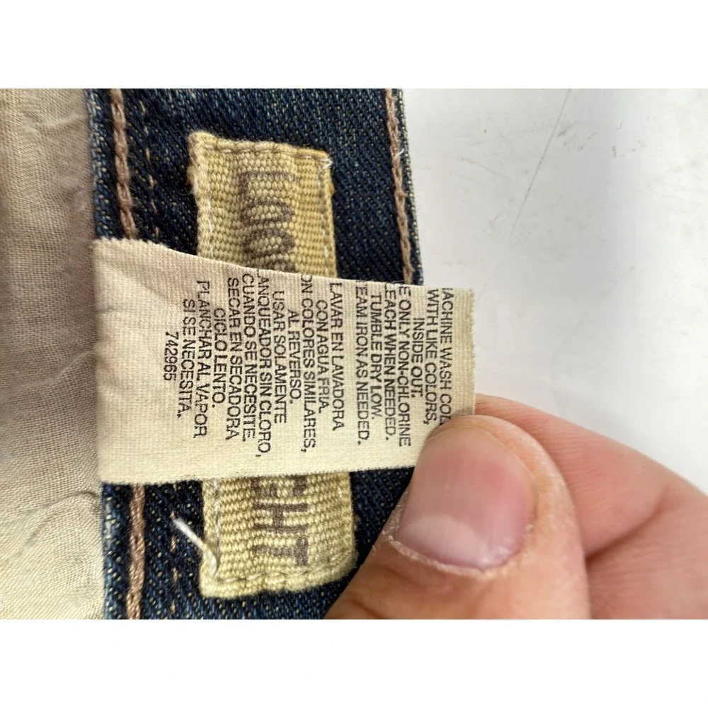 Arizona Jean Co Men's 36x34 Loose Straight Leg‎ Jeans Blue Denim 100% Cotton